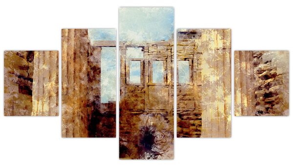 Obraz - Erechtejon, Ateny, Grecja (125x70 cm)