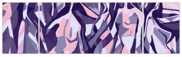 Obraz - Abstrakcyjne kobiety (170x50 cm)