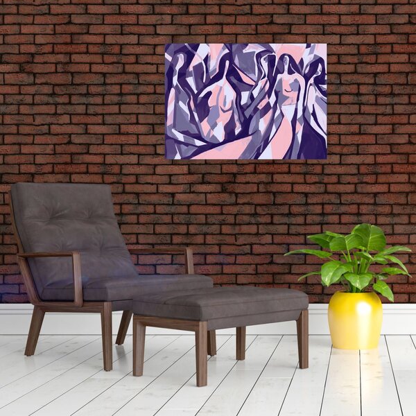 Obraz - Abstrakcyjne kobiety (70x50 cm)