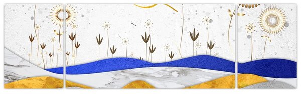 Obraz - Złote Góry (170x50 cm)