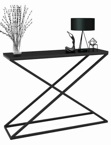 Czarna konsola w stylu loft T7-W68