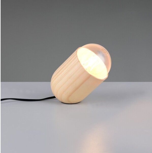 Beżowa lampa stołowa (wysokość 13,5 cm) Nara – Reality