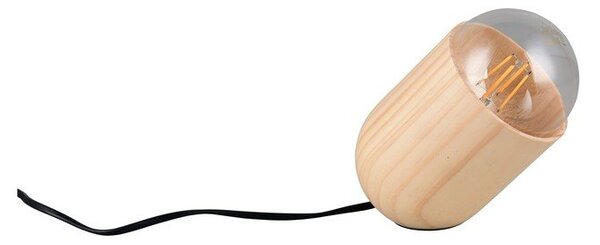 Beżowa lampa stołowa (wysokość 13,5 cm) Nara – Reality