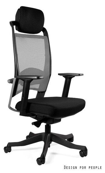 Fotel biurowy FULKRUM czarny/szary
