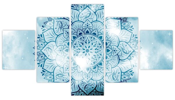 Obraz - Niebiańska mandala (125x70 cm)