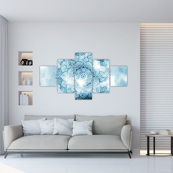 Obraz - Niebiańska mandala (125x70 cm)