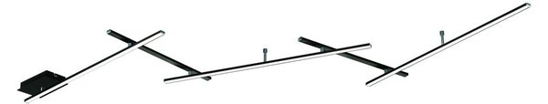 Lampa sufitowa LED ze ściemniaczem w kolorze matowej czerni 50x245 cm Indira – Trio