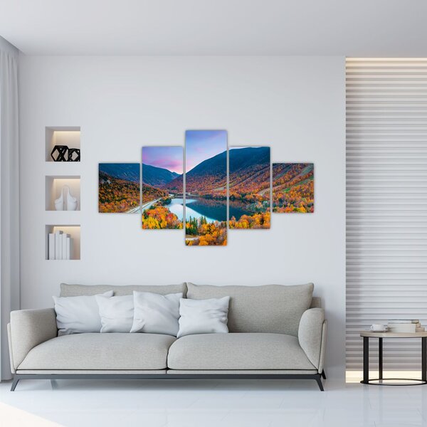 Obraz - White Mountain, New Hampshire, USA (125x70 cm)