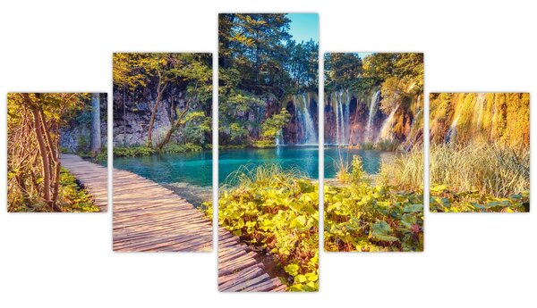 Obraz - Jeziora Plitwickie, Chorwacja (125x70 cm)