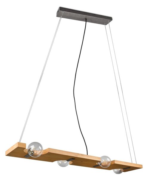 Lampa wisząca w naturalnym kolorze Tailor – Trio