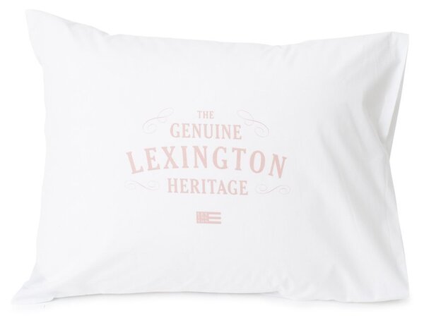 Poszewka bawełniana Lexington Spring Printed Poplin Genuine Heritage White/Pink Outlet