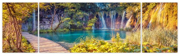Obraz - Jeziora Plitwickie, Chorwacja (170x50 cm)