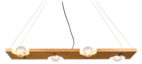 Lampa wisząca w naturalnym kolorze Tailor – Trio