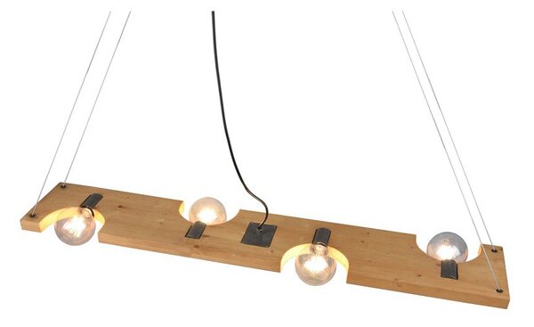 Lampa wisząca w naturalnym kolorze Tailor – Trio