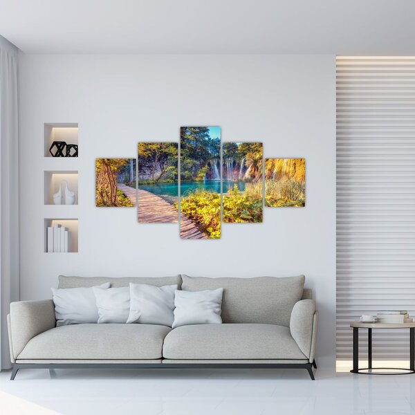Obraz - Jeziora Plitwickie, Chorwacja (125x70 cm)
