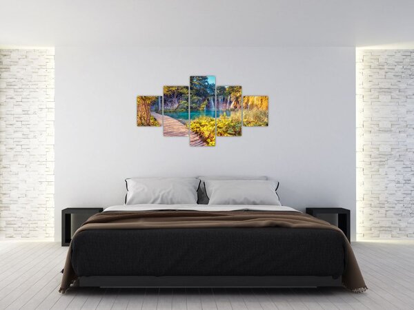 Obraz - Jeziora Plitwickie, Chorwacja (125x70 cm)