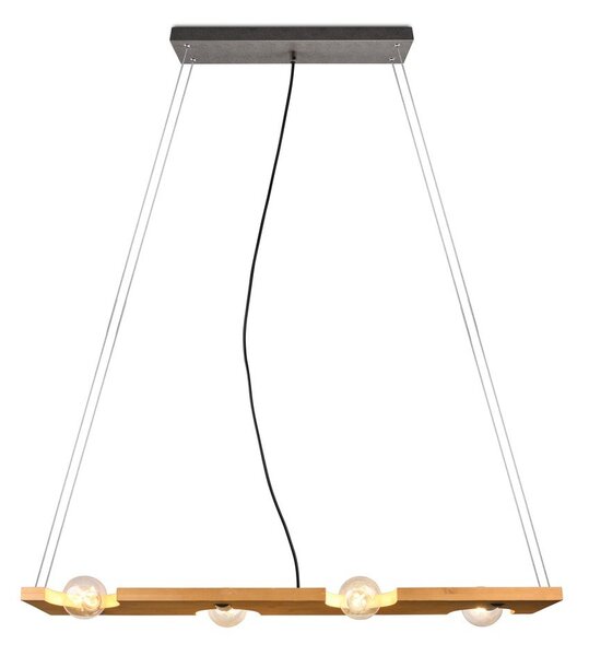 Lampa wisząca w naturalnym kolorze Tailor – Trio
