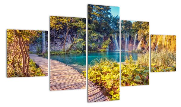 Obraz - Jeziora Plitwickie, Chorwacja (125x70 cm)