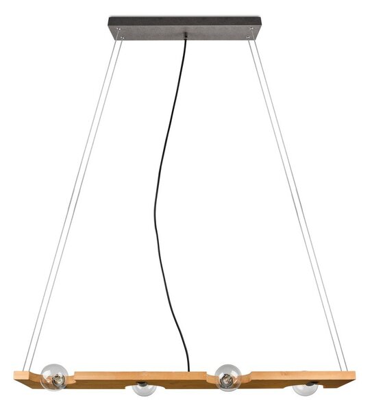 Lampa wisząca w naturalnym kolorze Tailor – Trio