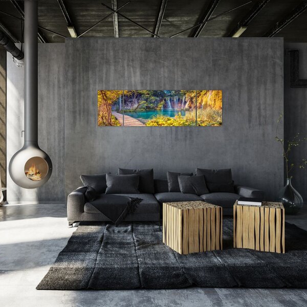 Obraz - Jeziora Plitwickie, Chorwacja (170x50 cm)