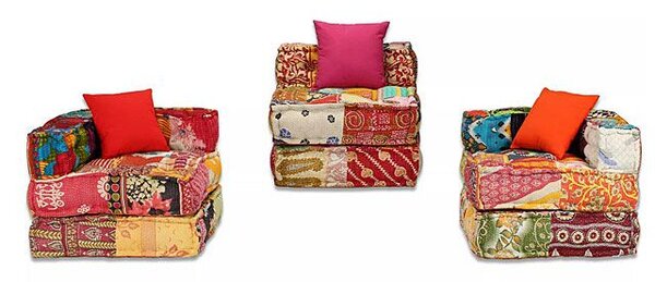 Modułowa patchworkowa sofa M5-N16