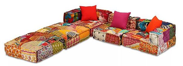 Modułowa patchworkowa sofa M5-N16