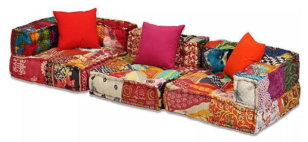 Modułowa patchworkowa sofa M5-N16