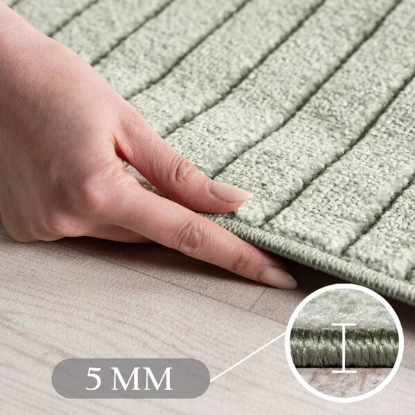 Zielony okrągły dywan odpowiedni na zewnątrz ø 80 cm Nova 1201 – Ayyildiz Carpets