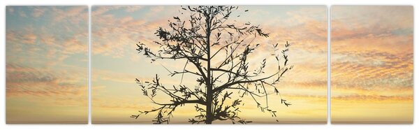 Obraz - Drzewo na pustyni (170x50 cm)