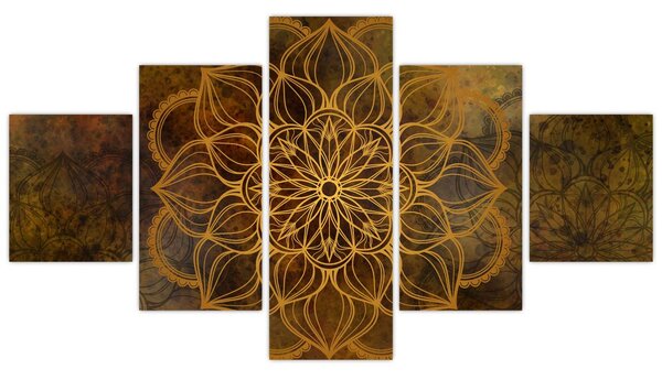 Obraz - Mandala radości (125x70 cm)