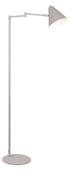 Lampa stojąca z elastyczną konstrukcją w kolorze kości słoniowej (wysokość 126,5 cm) Cosima – Trio