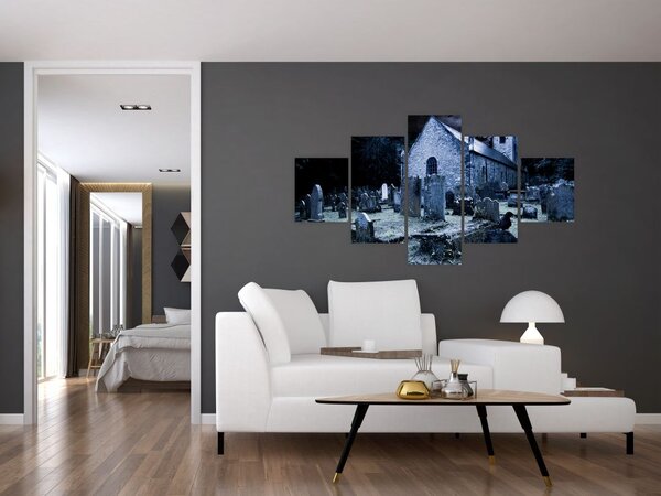 Obraz - Ciemna noc (125x70 cm)