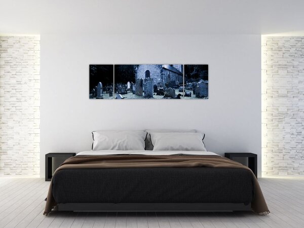 Obraz - Ciemna noc (170x50 cm)