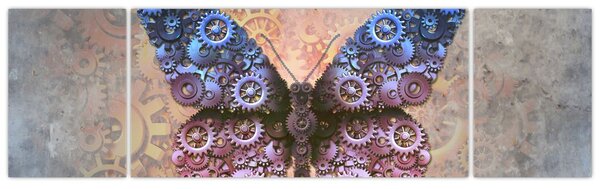Obraz - Steampunk motyl (170x50 cm)