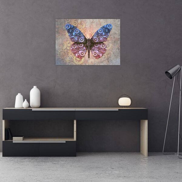 Obraz - Steampunk motyl (70x50 cm)