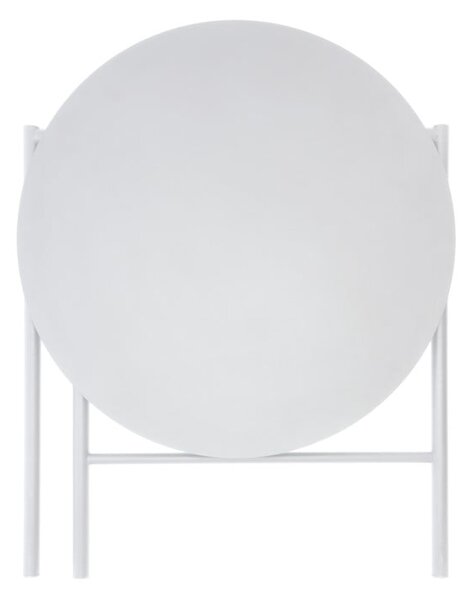 Biały metalowy okrągły stół ø 70 cm Disc – Zone