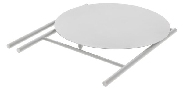 Biały metalowy okrągły stół ø 70 cm Disc – Zone