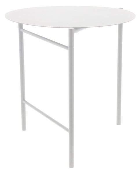 Biały metalowy okrągły stół ø 70 cm Disc – Zone