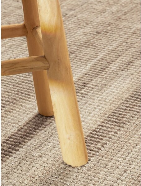Szarobrązowy okrągły dywan z juty ø 160 cm Bouclé Jaipur – Hanse Home