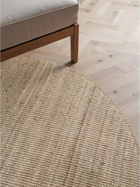 Szarobrązowy okrągły dywan z juty ø 160 cm Bouclé Jaipur – Hanse Home