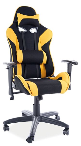 Fotel gamingowy VIPER KID czarny/żółty