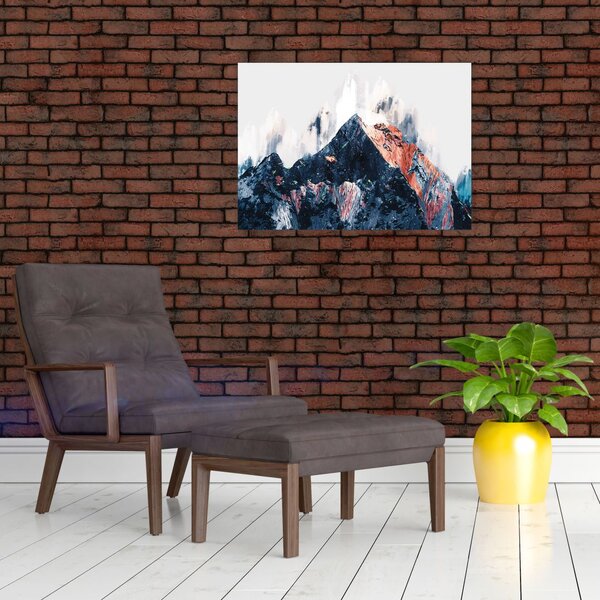 Obraz - Abstrakcyjna góra (70x50 cm)