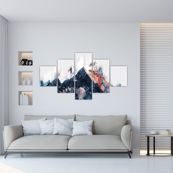 Obraz - Abstrakcyjna góra (125x70 cm)