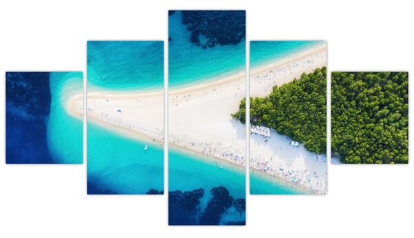 Obraz - Ostrav Hvar, Chorwacja (125x70 cm)