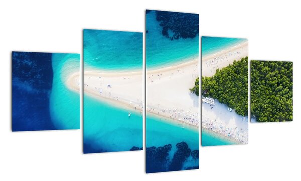 Obraz - Ostrav Hvar, Chorwacja (125x70 cm)