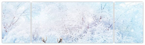 Obraz majestatycznego jelenia (170x50 cm)