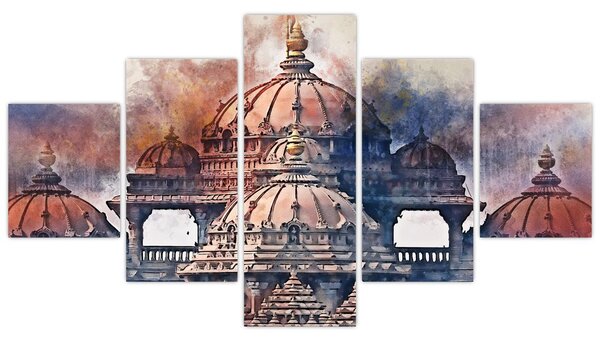 Obraz - Akshardham, New Delhi, Indie (125x70 cm)