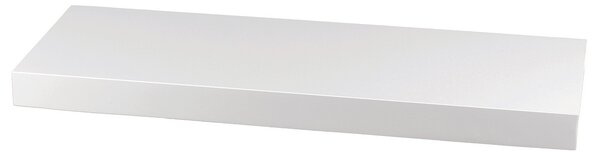 Półka ścienna biały wysoki połysk, 60 x 24 x 4 cm