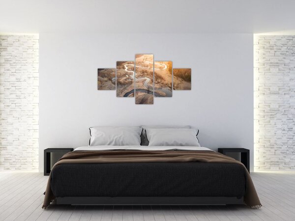 Obraz - Świt nad meandrami (125x70 cm)