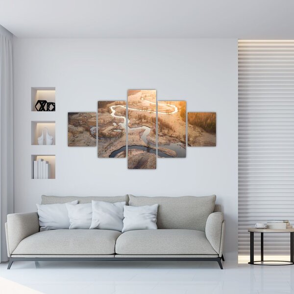 Obraz - Świt nad meandrami (125x70 cm)
